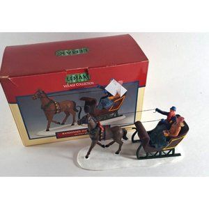 Lemax Christmas Village Collection Dashing Through The Snow Horse & Sleigh